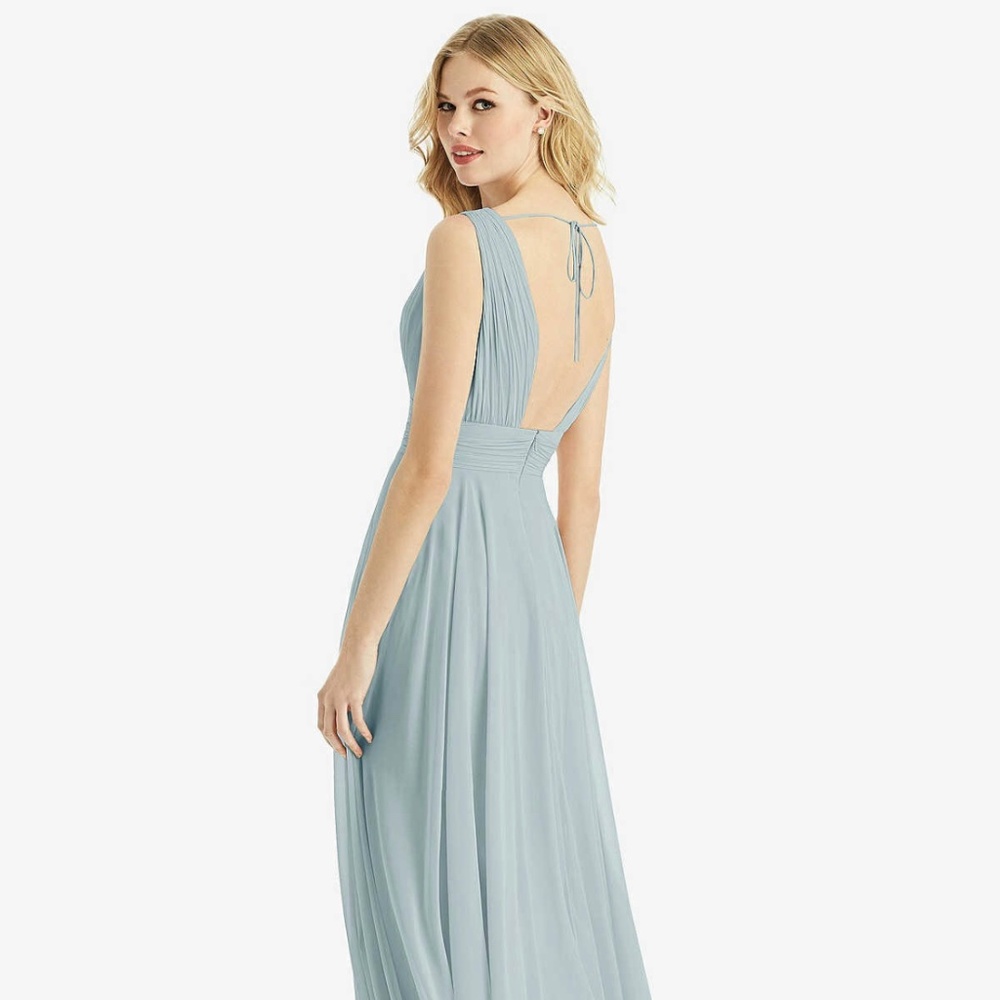 Dressy Group Bridesmaid Dress Mist Blue Size 4